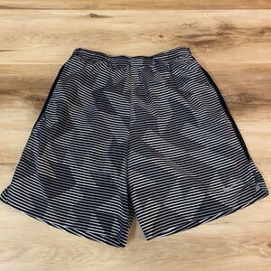Nike Shorts Mens Small Black Dri Fit Running Swim Trunk Lined Elastic Waist 7"